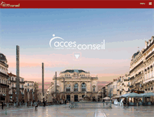 Tablet Screenshot of acces-conseil.com